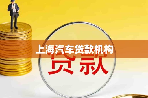 上海汽车贷款机构